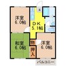 泉コーポＢ 3DKの間取り