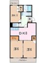 泉ハイツ 3DKの間取り