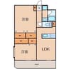 エレガントライフⅤ 2LDKの間取り