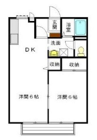 間取図 クレールカーサ