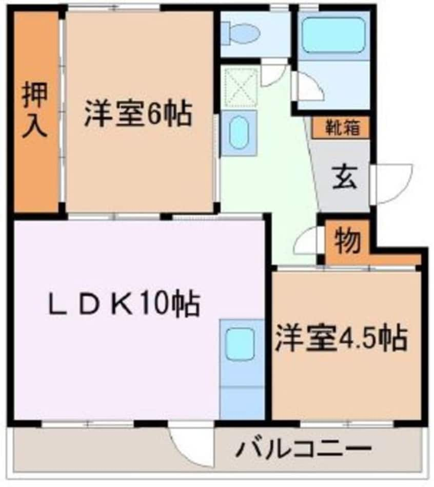 間取図 メゾン大石