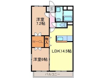 間取図 カーサカリーノ