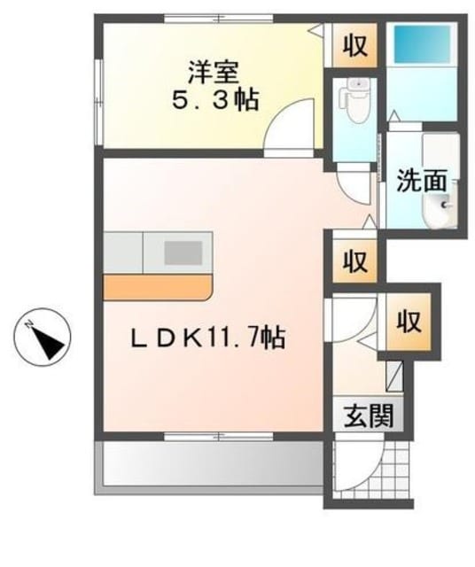 間取り図 Ｐｅａｃｅ