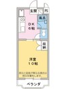 マンションレインボー 1DKの間取り