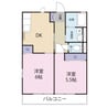 シュティル 2DKの間取り