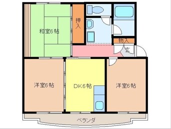 間取図 マンションセントラルフジ