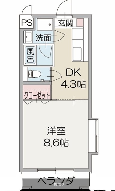 間取り図 エクセルハイム中島
