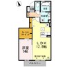 ウィステリア寿々 1LDKの間取り