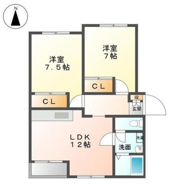 間取図 コンフォースＦＵＪＩ