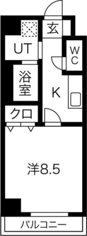 間取図 グランメールコート永田町