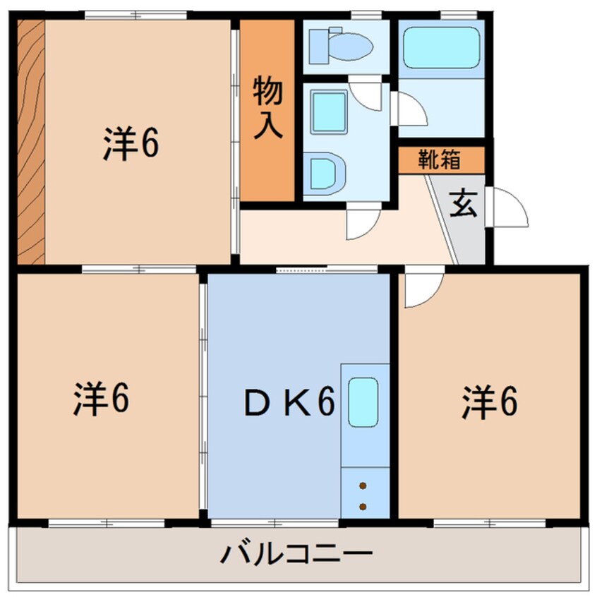 間取図 グリーンハイツ杉の木