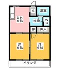 フローラフジＡの間取図