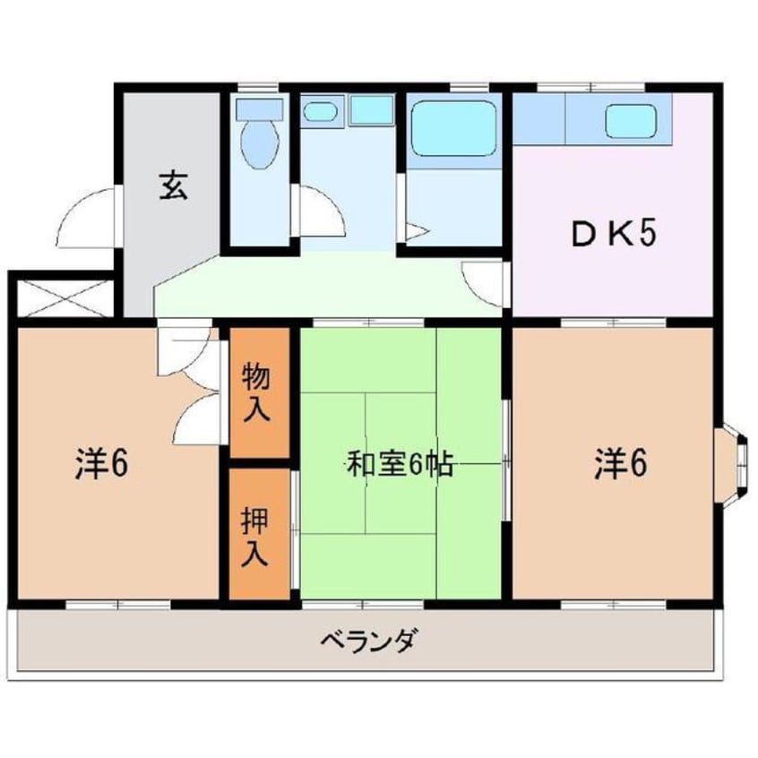 間取図 カーサ宮原