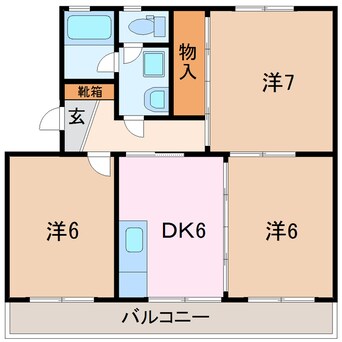 間取図 コーポラス淀川