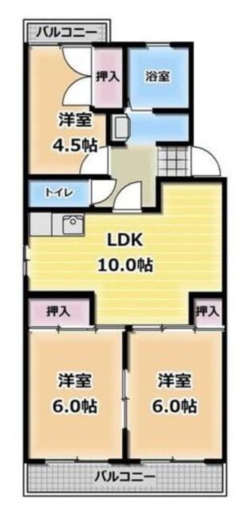 間取図 ロイアルまさや