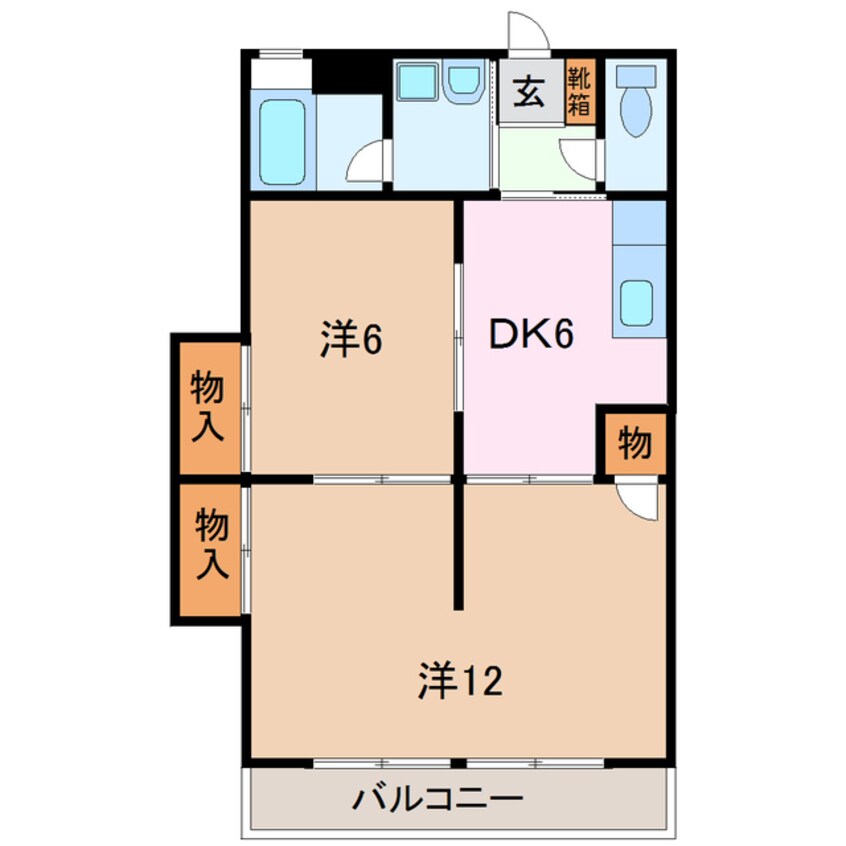 間取図 富士茜ハイツ