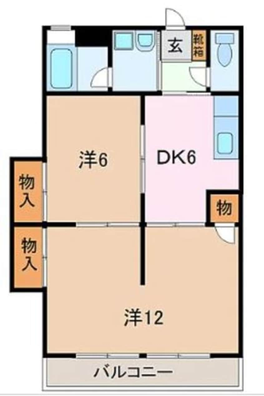 間取図 富士茜ハイツ