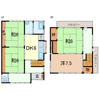 間取図 岩淵戸建（篠原様邸）