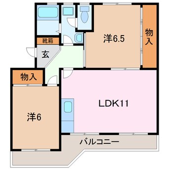 間取図 コーポワタナベ