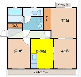 間取図 サンビレッヂ橋本