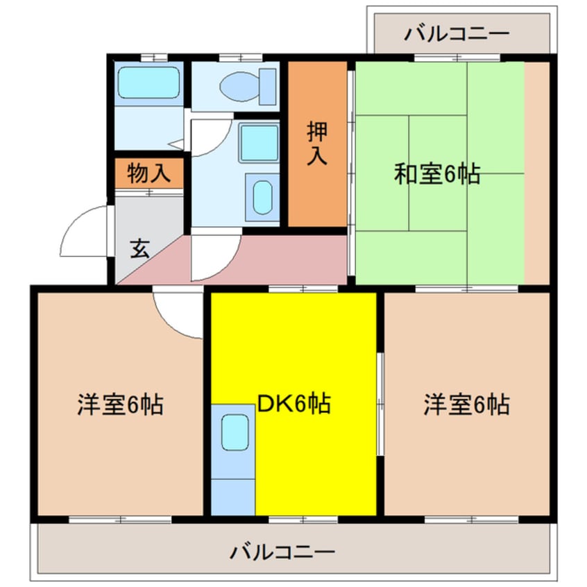 間取図 クレインズホーム