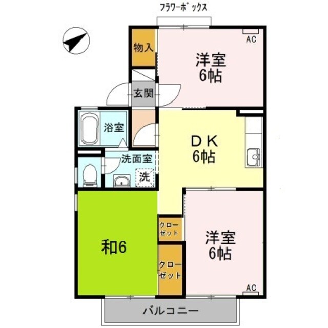 間取り図 サンモール西堀