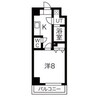 ヴィガラスＴ 1Kの間取り