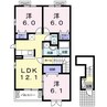 アーバングレイスⅤ 3LDKの間取り