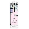 コートヤードⅩⅠ 1Rの間取り