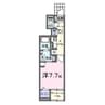 カーム 1Kの間取り