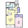 マ・メゾンⅡＢ 1LDKの間取り