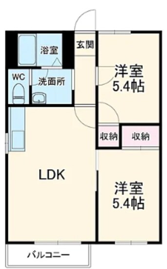間取図 サンモール柳川