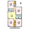 セジュール西添 4DKの間取り