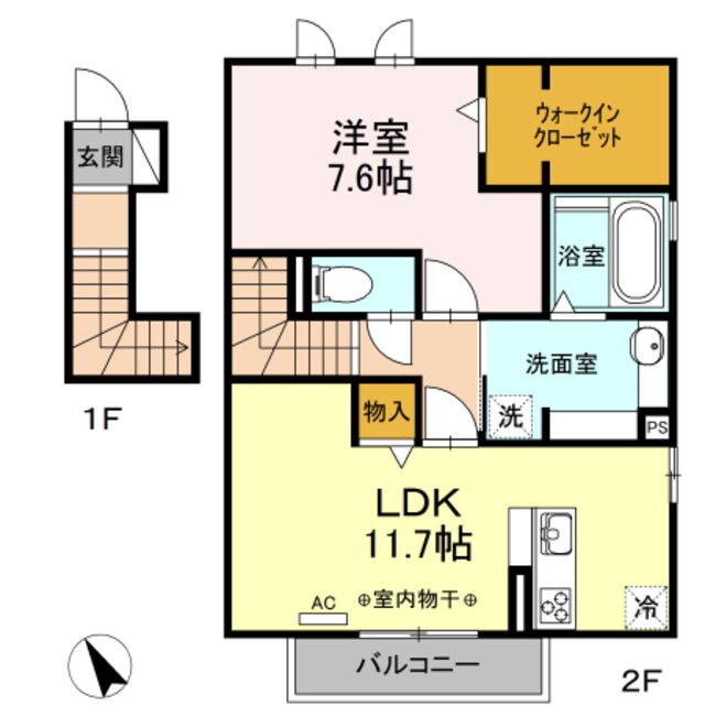 間取り図 カーサ・カミリアⅡ