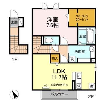 間取図 カーサ・カミリアⅡ