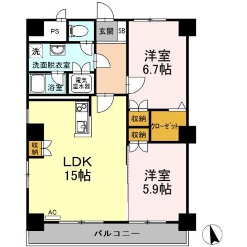 間取図 清和ビル