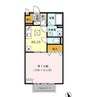 サンベルテ 1Kの間取り