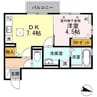 よろづや５　A 1DKの間取り
