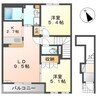 ハイムコミヤマ 2LDKの間取り