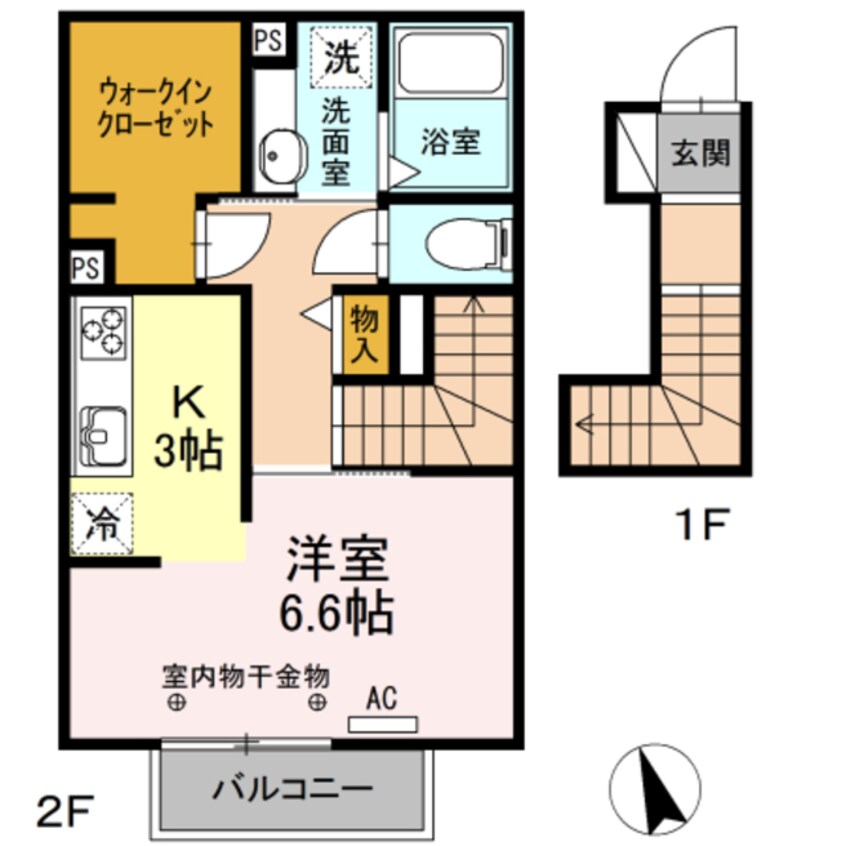 間取図 メルベーユ・S
