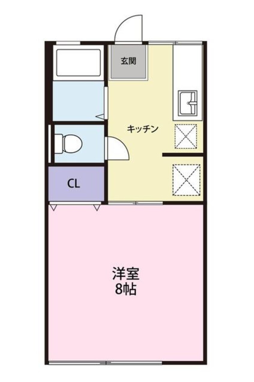 間取図 ハイム横割