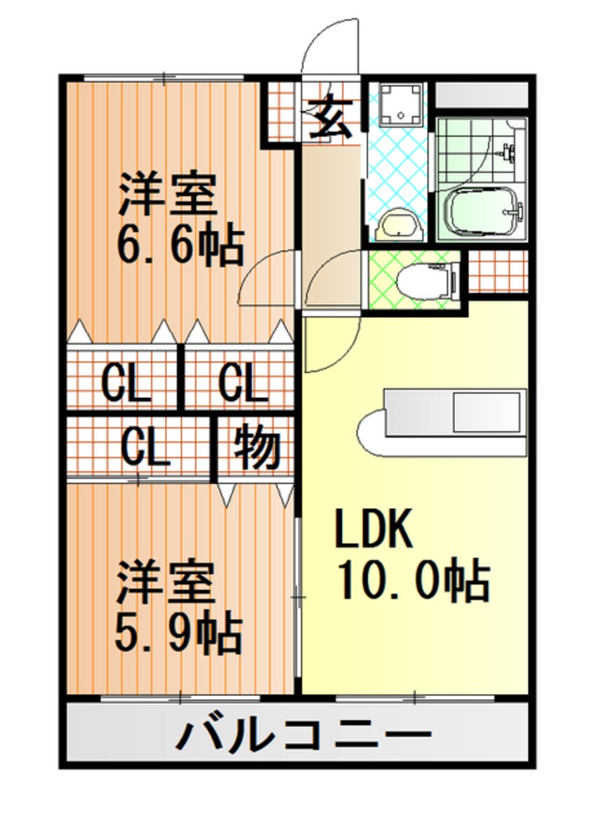 間取図 エレガントライフⅤ