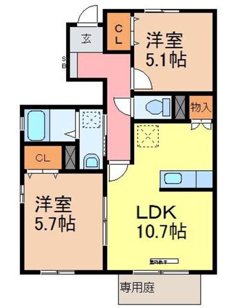 間取図 ローズスクエア