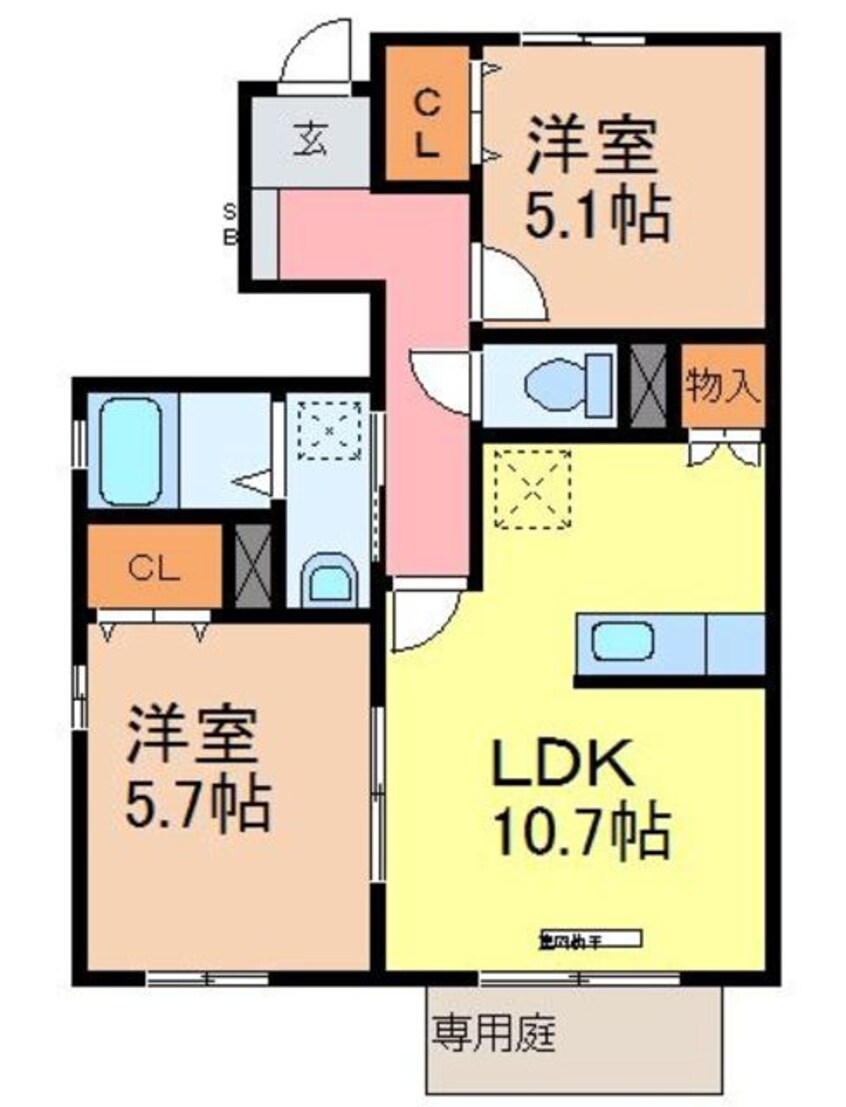 間取図 ローズスクエア