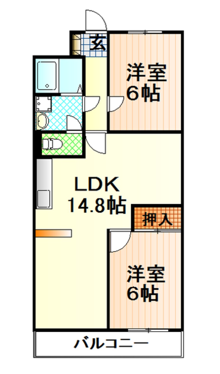 間取図 マンション美好