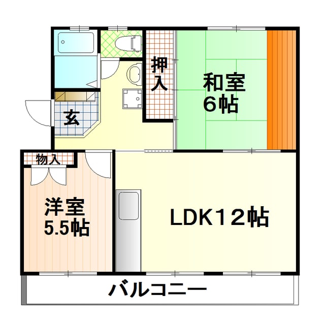 間取り図 東海道新幹線（東海）/新富士駅 徒歩33分 2階 築30年