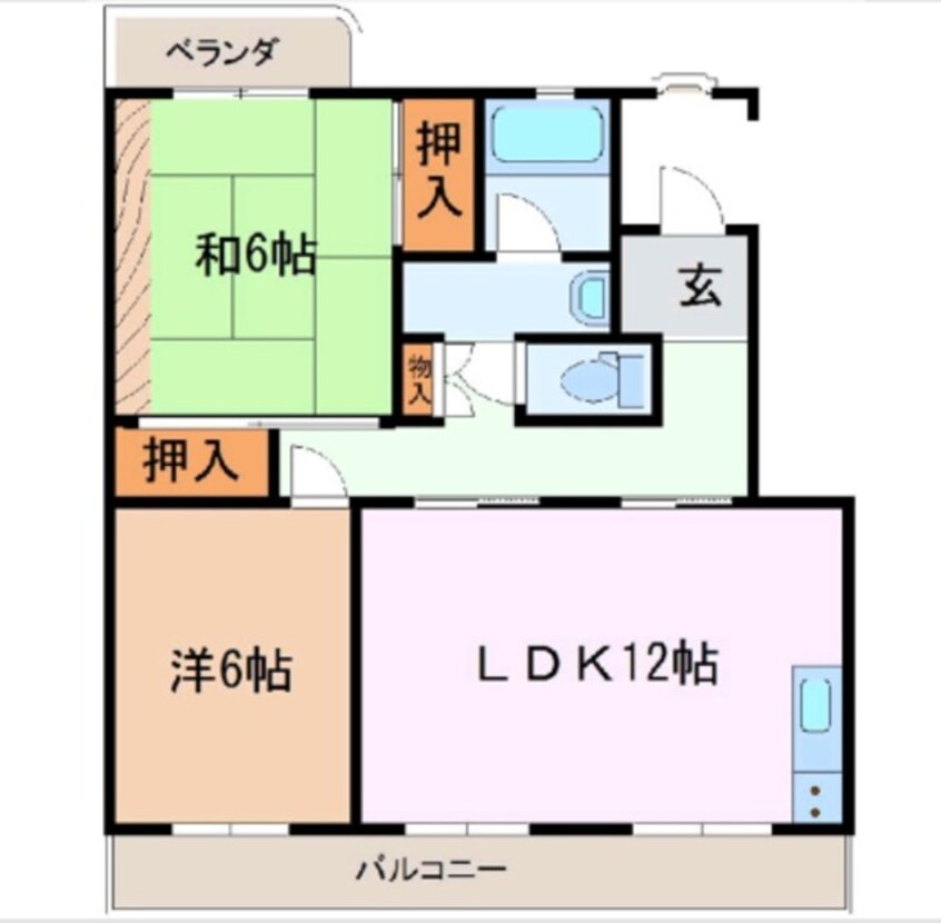 間取図 グランドール靖国