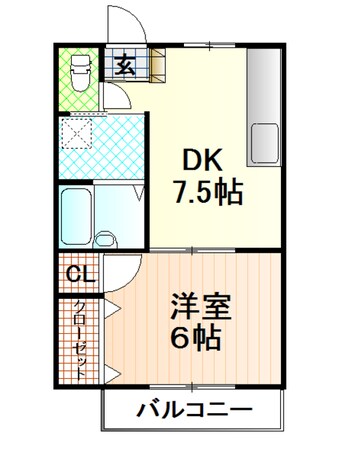 間取図 ハッピーハイツ