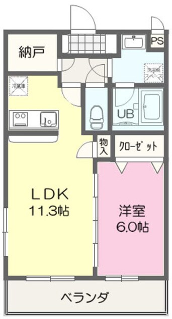 間取図 コンフォートマエジマ