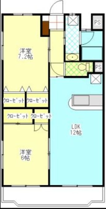 間取図 ロゼオ・フィオーレ